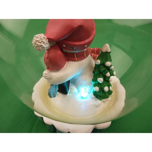 Precious Moments Playful Penguin & Polar Bear Warm Hugs LED  Precious Moments Penguin & Polar Bear LED Lights Ornament 201402 Hand-Painted